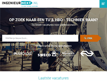 Tablet Screenshot of ingenieurnext.nl